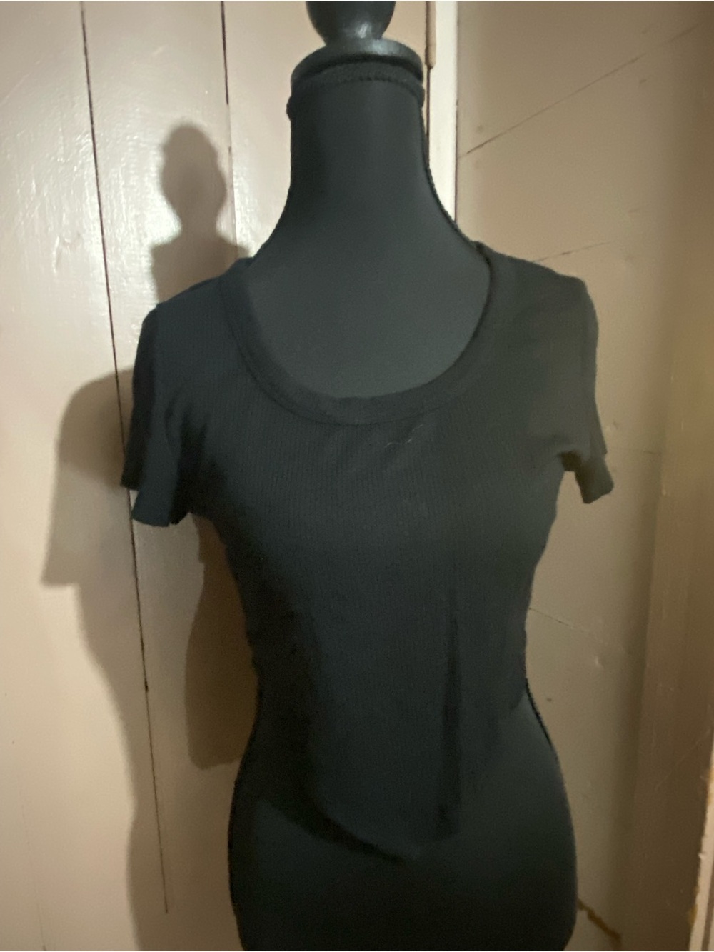Classic Black Scoop Neck Women’s Tee